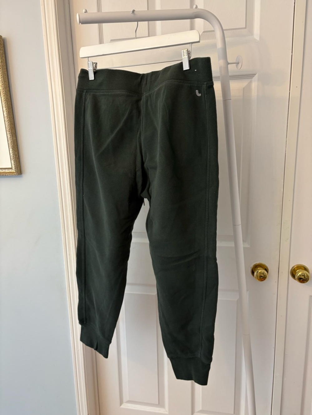 Lole Green Highrise Ankle Sweatpants Size Large Cotton - Picture 5 of 8